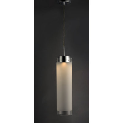 Luminaire suspendu à cylindre simple 1 lumières Ellert