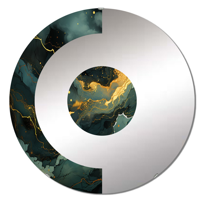 Miroir mural Halluin, 23,6 po x 23,6 po