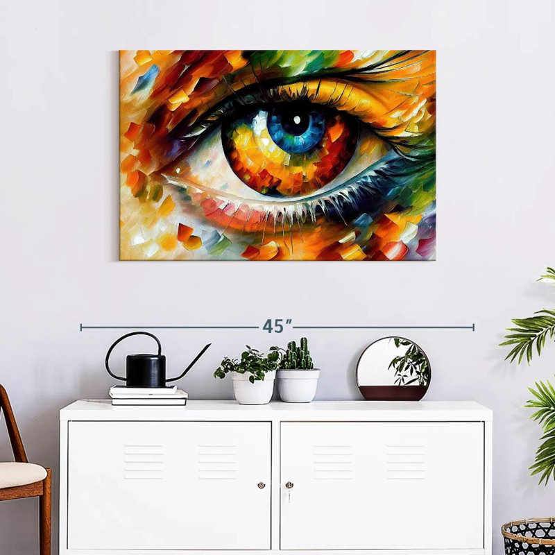 Leisha Eye I, 24" H x 36" W