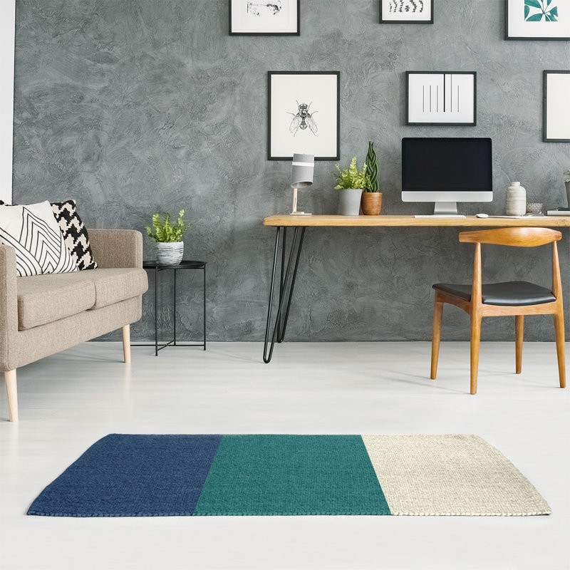 Chenille Striped Indoor Rug, Rectangle 5' x 7'