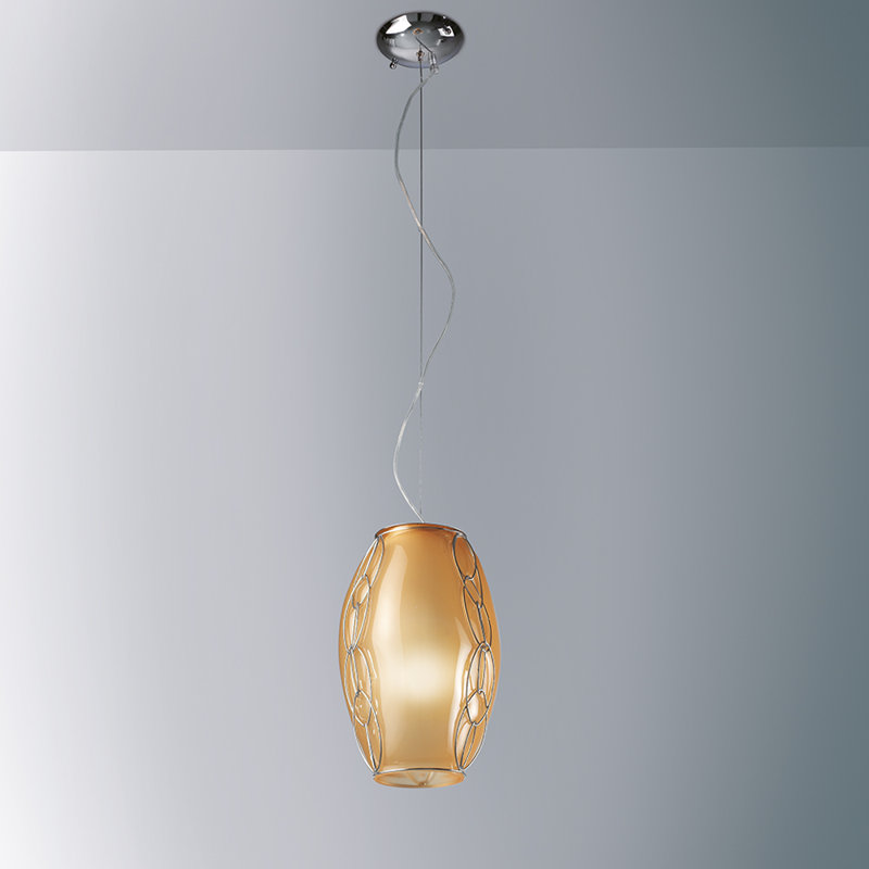 1 - Light Dark Steel Unique/Statement Pendant