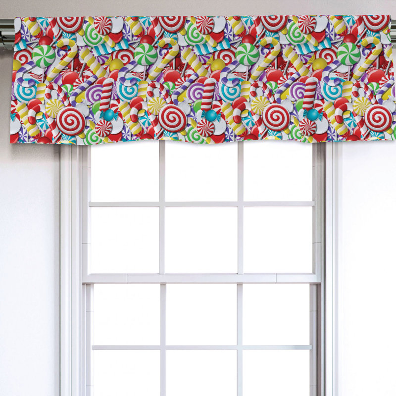 Sateen Ruffled Window Valance