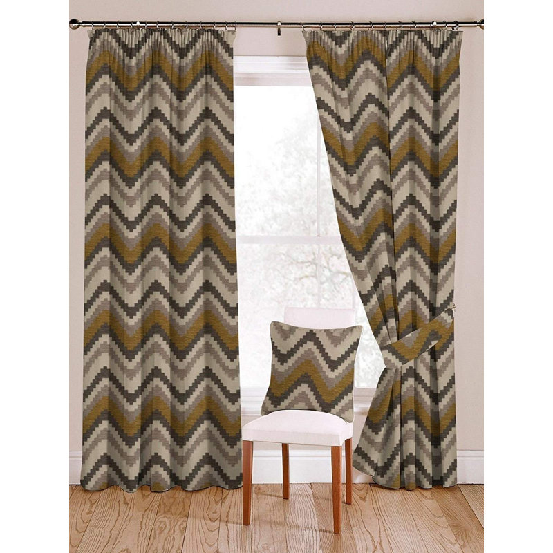 Cynthia Blackout Curtain Pair, 116 W x 228 D cm