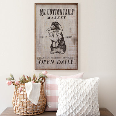 Mr Cottontails Market Bunny Whitewash