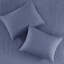 Courtepointe double / grand bleu marine - Microfibre avec rembourrage en coton, réversible, maintient la literie en bon état hygiénique-120276127-120276136