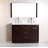 Lootens 48 " W Freestanding Standard Free Standing 2 Double Vanity Bathroom Vanity With Ceramic Top