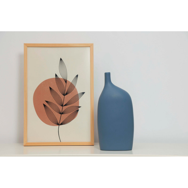 Cyna Ceramic / Porcelain Table Vase, Blue