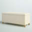 Banc de rangement rembourré Peele