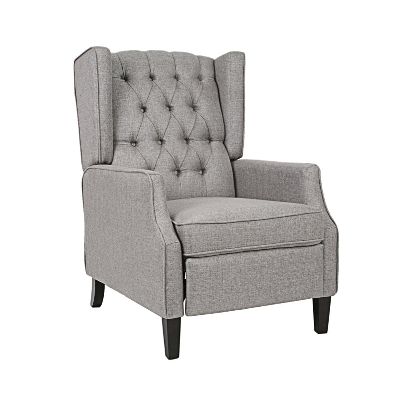 Morphis Recliner, Gray Fabric