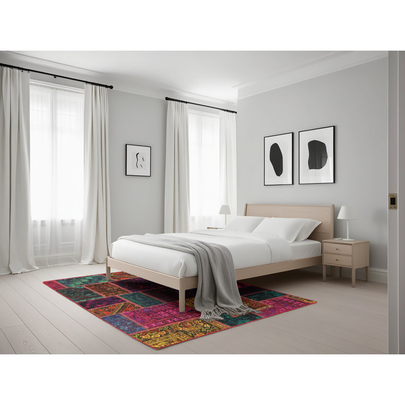 Abstract Indoor Rug, Rectangle 5' x 7'