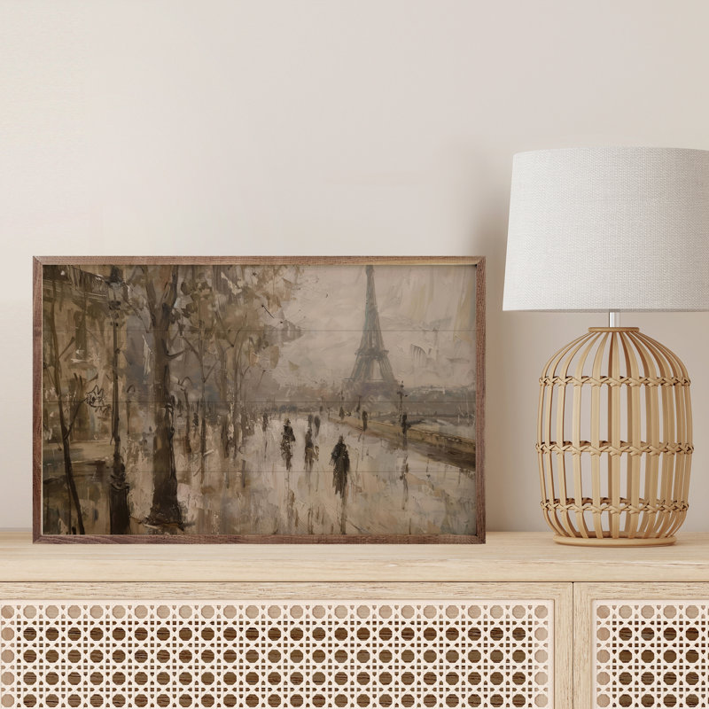 Abstrait France par Petals Prints Design, H 5 po x l 8 po