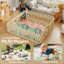 AIYAPLAY Baby Play Mat Foldable 196 x 176 x 1.5cm Dinosaur Theme
