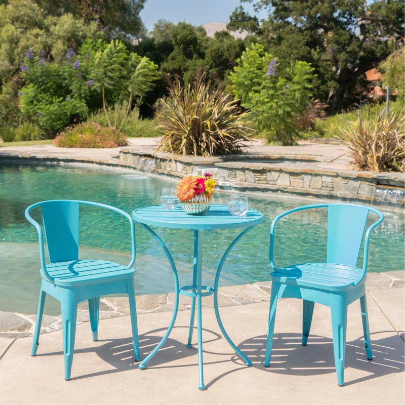 3 Pc Kd Metal Set, Blue