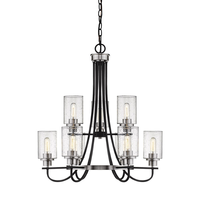 Lustre classique / traditionnel à 9 lumières de style bougie Clifton