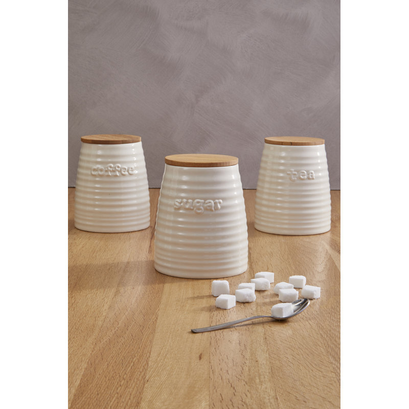 Mcelveen Ceramic / Porcelain Jar, Cream