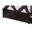 Lit plateforme en bois massif avec pied de lit et tiroirs de rangement Kindig-23568918-23568920