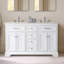 Meuble-lavabo double 54 po Luken - Blanc