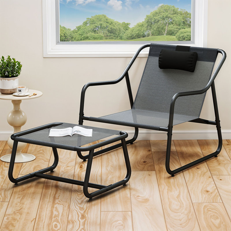 Patio Lounge Chair And Ottoman