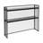 45.28 Inch Desktop Bookshelf, 2 Tier Metal Storage Shelf Organizer for Office Desk Books and Files