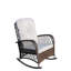 Chaise berçante d'extérieur en osier à assise large (sans la table)-1096008564-1096008567