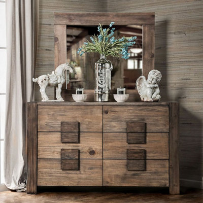 Hristea 60.6'' W 6 - Drawer Dresser