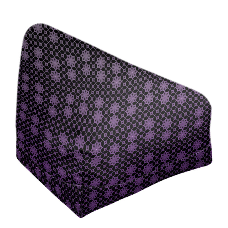 Fauteuil à billes standard & Leffel, H 86 po x l 27 po x P 43 po, Pas de bourre, Noir / Mauve