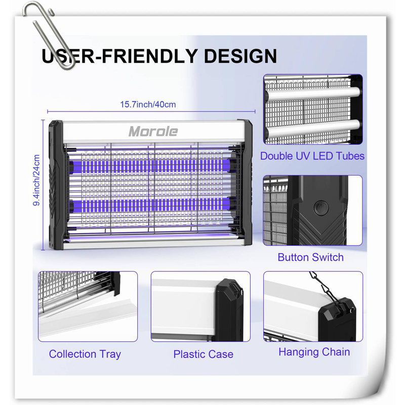9.4'' Plug-in Integrated LED Outdoor Floor Lamp