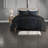 Elegant Black Bedding Sets, Polyester Jacquard, Cozy Home Style