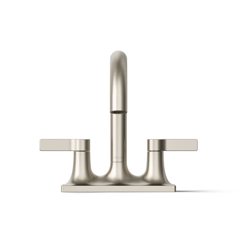 Venza Centerset Bathroom Sink Faucet 1.0 GPM, Vibrant Brushed Nickel