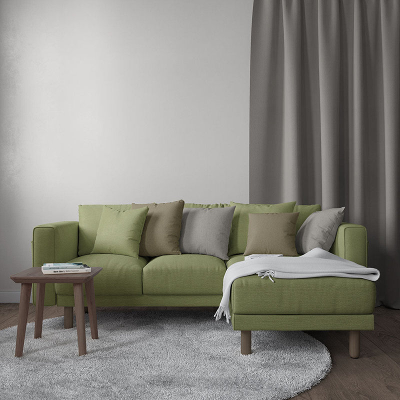 Tissu Abbeyshea Devine Chenille par The Yard, Chartreuse