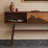 Solid Elm Wood Sideboard Storage Cabinet-484134570