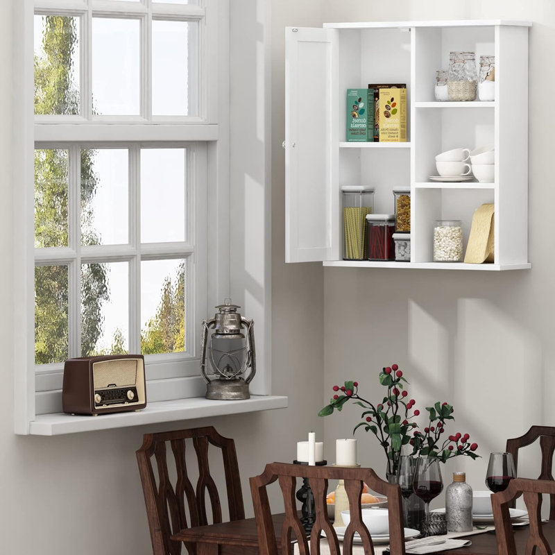 Nathanal Bathroom Wall Cabinet, Chrome