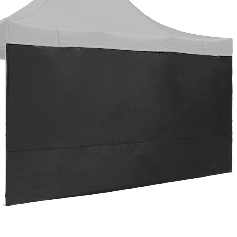 Mur latéral Instahibit, H 85,43 po x l 177,17 po x P 0,2 po, Noir