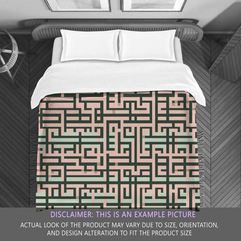 Polyester Geometric Shapes Comforter, Twin Comforter