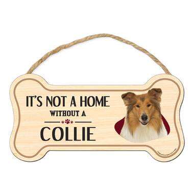  Wood Sign: It's Not A Home Without A DACHSHUND