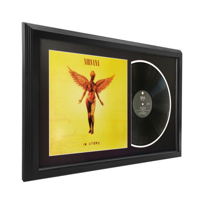 Nirvana "In Utero" Framed Record with Black Mat 
