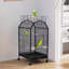 94cm Iron Dome Top Floor Bird Cage with Wheels