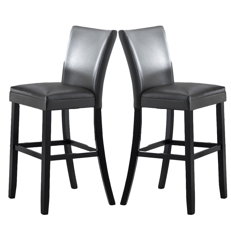 Tabouret de bar et de comptoir, Gris, Tabouret de bar (siège d'une hauteur de 30,7 po)
