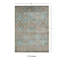 Tapis bleu à motif géométrique Alkmaar-15633020