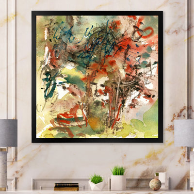 «Music Abstract Paint III» - Décoration murale moderne et contemporaine en toile