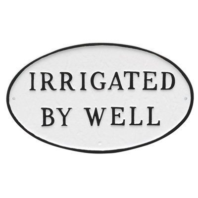 Plaque de jardin