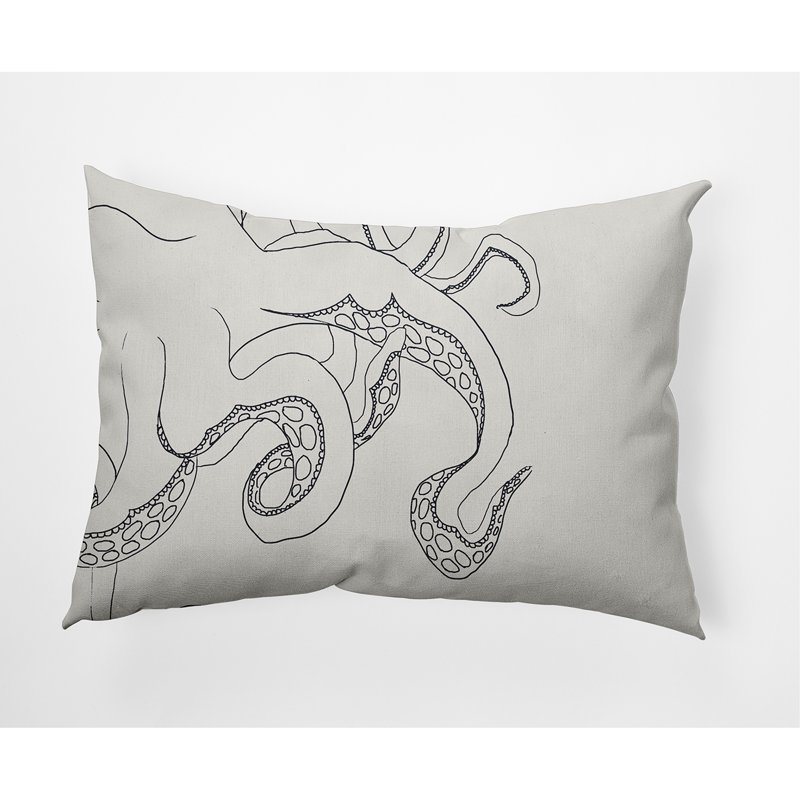 Animal Print Reversible Throw Pillow, White, 20" x 20"