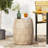 Outdoor Lightweight Concrete Side Table