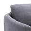 Fauteuil d'appoint en lin idéal pour les chambres à coucher relaxantes