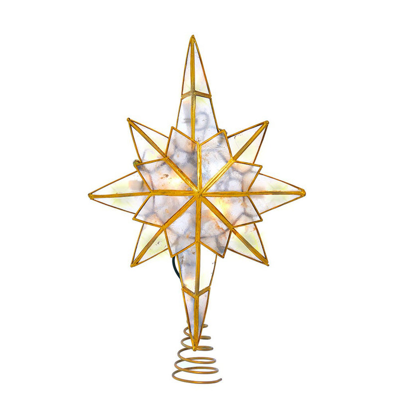 Décoration pour sommet de sapin étoile à DEL 10 lumières Kurt Adler
