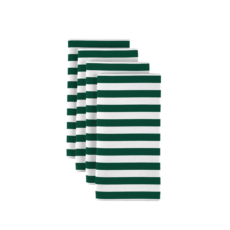 Stripes 18" Napkins, Green