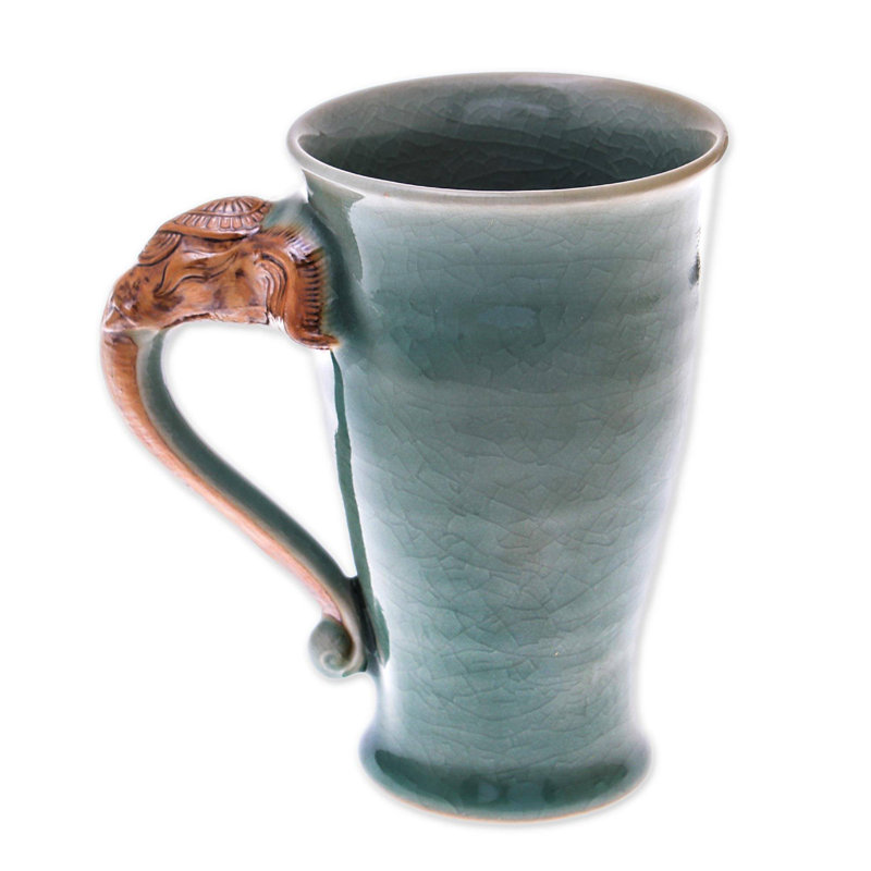 Elephant Handle Coffee Mug