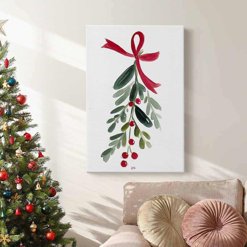 Art des Fêtes de Noël - Toile tendue avec châssis Cxxii, H 48 po x l 32 po