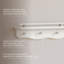 Liberty 31" Wall Shelf with Hooks-1500777056