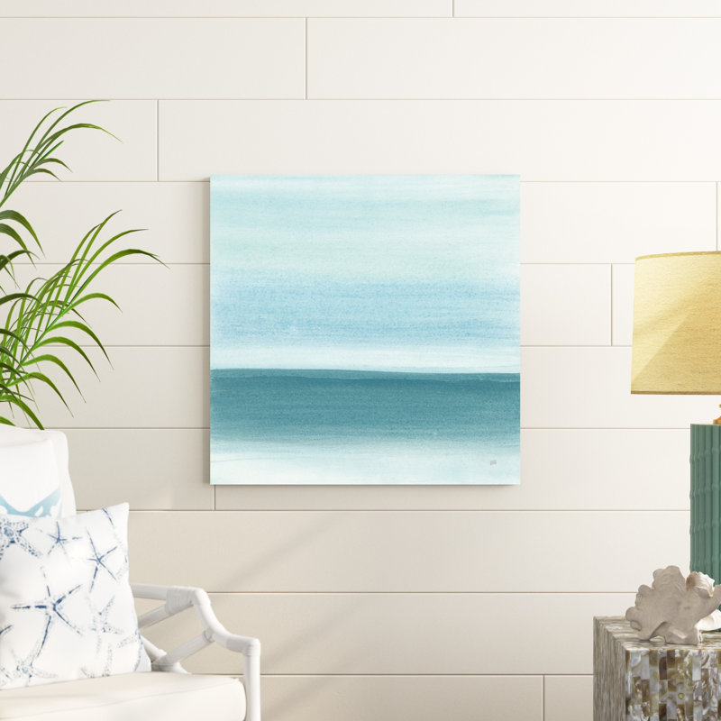 «Coastal Abstraction I» par Chris Paschke, reproduction d'art sur toile tendue, H 30 po x l 30 po